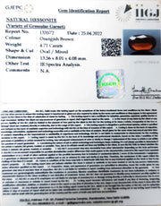 5.22 Ratti Natural Govt. Lab Certified Ceylonese Gomed-(1221)